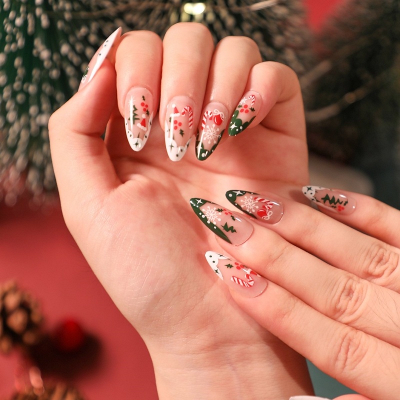 Móng Tay Giả Giáng Sinh
