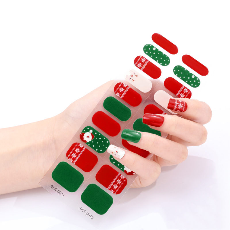 Giấy dán móng tay Giáng sinh
