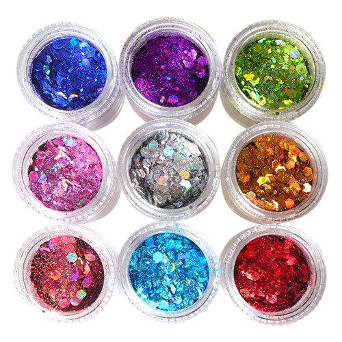 Bột trang trí móng tay acrylic long lanh cho phụ kiện móng tay