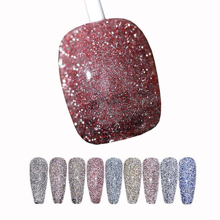 Kim cương cầu vồng gel gel sơn móng tay