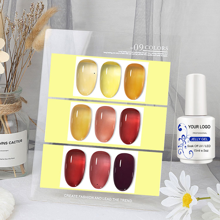 Nail Art Pudding Ice Jelly Gel đánh bóng