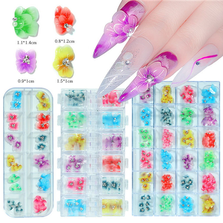 Nail Tickers Hoa Kim Cương Giả