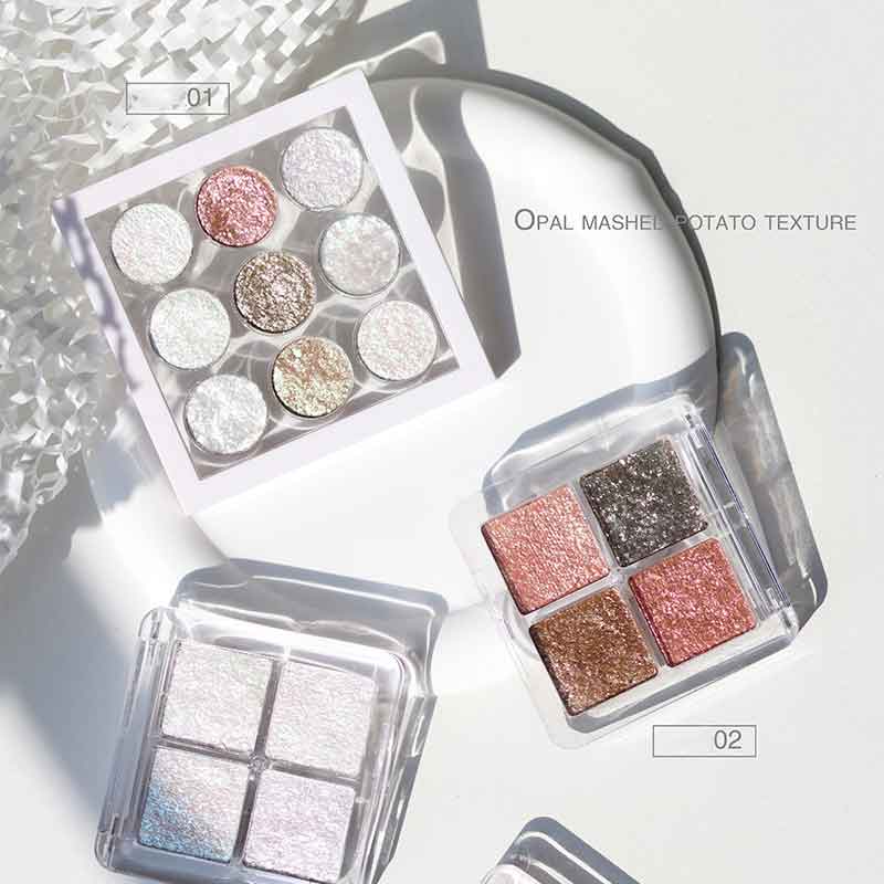 Mới 9 Trong 1 Màu Móng Nghệ Thuật Opal Nghiền Bột Hiệu Ứng Cực Quang Sắc Tố