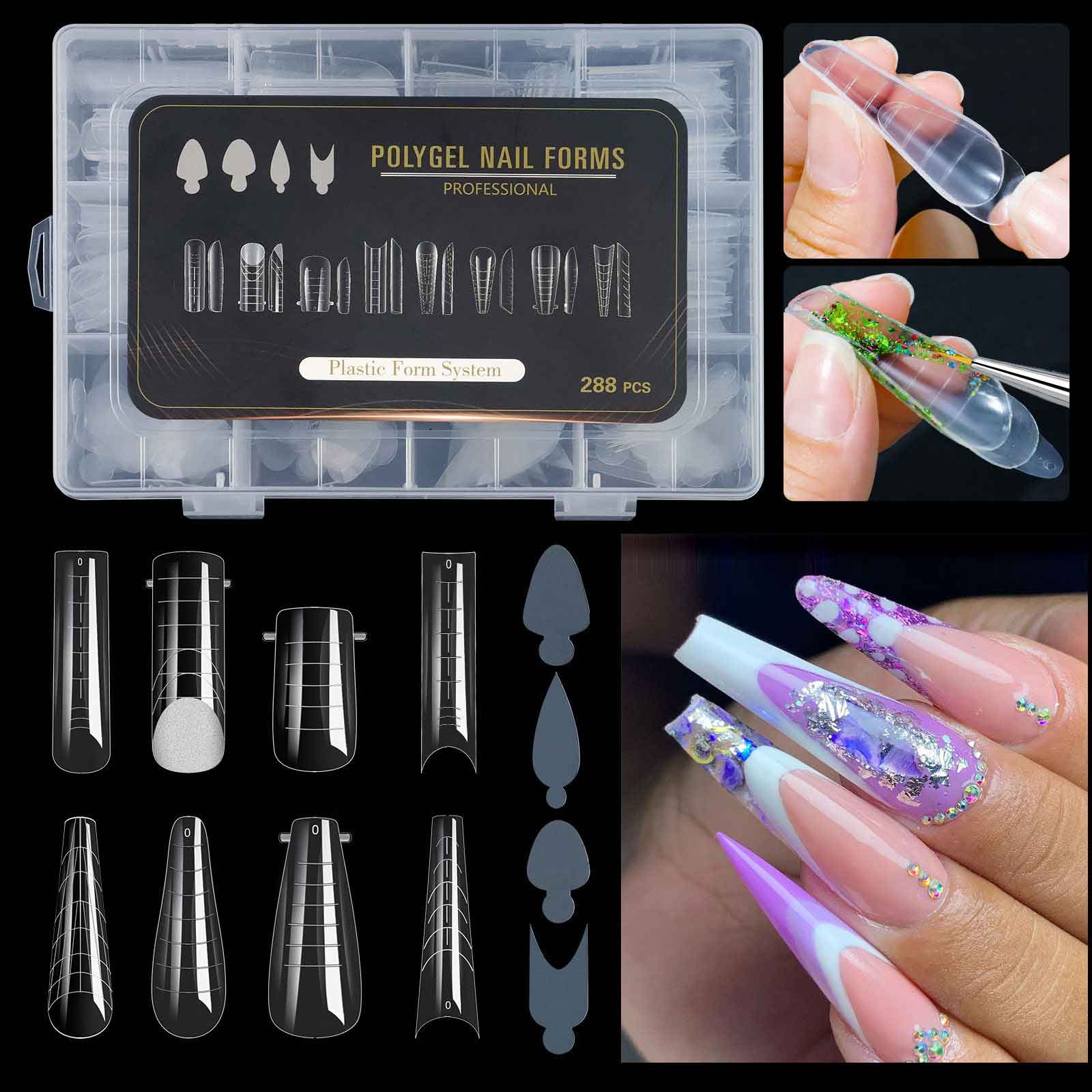 Mẫu Nối Dài Hệ Thống Móng Gel Nhanh Chóng