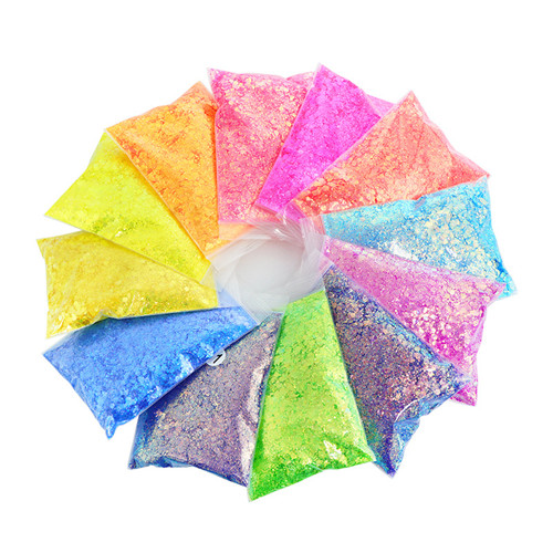 Sequins Nail Powder Glitter Tự trang trí móng tay cho tiệm làm móng
