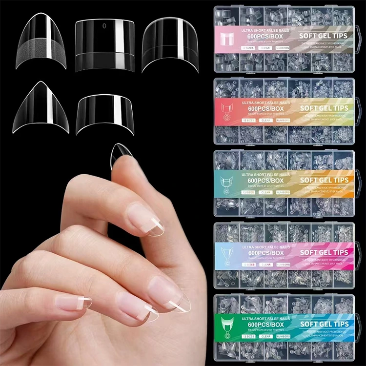 Mẹo gel mềm cực ngắn - 600pcs